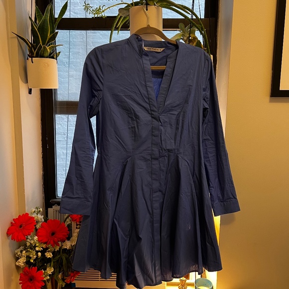 Zara Blue Mini Dress - Picture 5 of 7